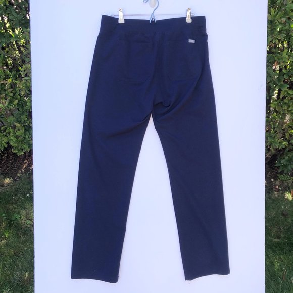 Figs Technical Collection Navy Blue Scrub Pants Women's Size Medium Tall - Picture 6 of 6